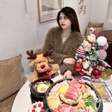 啊啊啊一定要来小岛过圣诞🧑‍🎄人造雪氛围拉满❄️