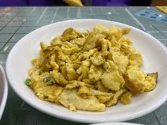 野葱煎土鸡蛋-高老庄·老溧阳·私房菜(南山竹海店)