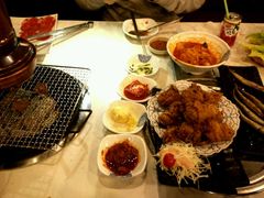 奶酪年糕，酱炸鸡块，烤多春鱼-郑阿姨的家·이모네·韩料&烤肉(武川路店)