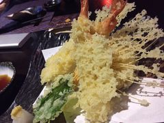 北海道大虾天妇罗配日本南瓜番薯-羽山料理
