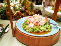 姜汁虾球宝塔菜-好福记饭店(红梅公园店)