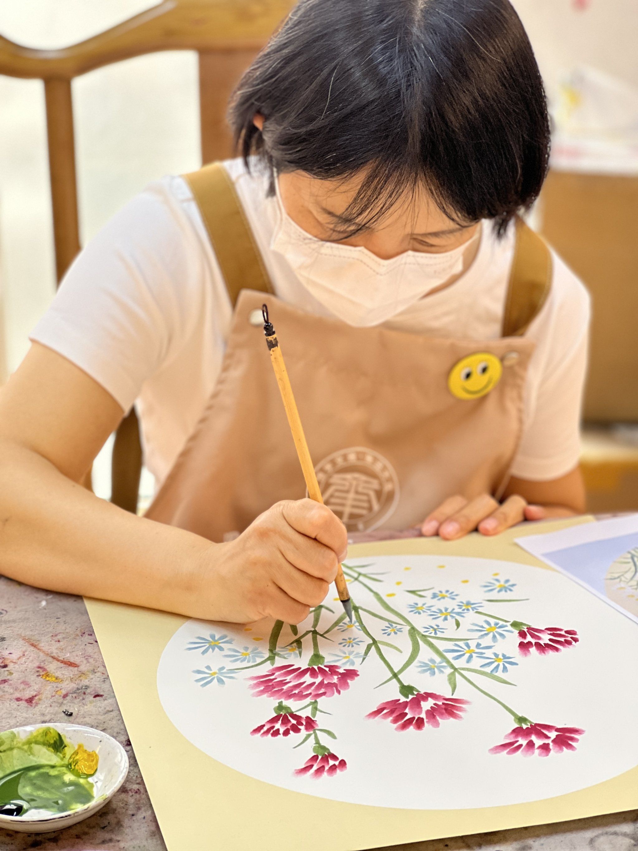 成人国画课程分享#国画 #成人绘画 「国