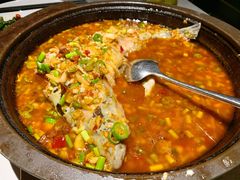 泡豇豆烧肥砣-柴门头啖汤·经典川菜·慢火汤品(锦城万达店)