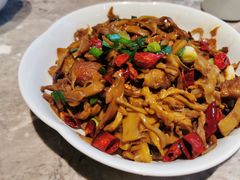 三层肉炒建瓯笋芽-四道菜·福建菜馆(新街口金鹰店)