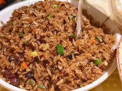 湘西野胡葱腊肉蛋炒饭-串盟烧烤·长沙美食地标(星沙店)