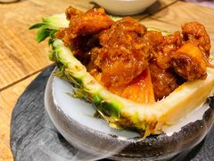 菠萝咕噜猴头菇-水木苼 蔬食料理