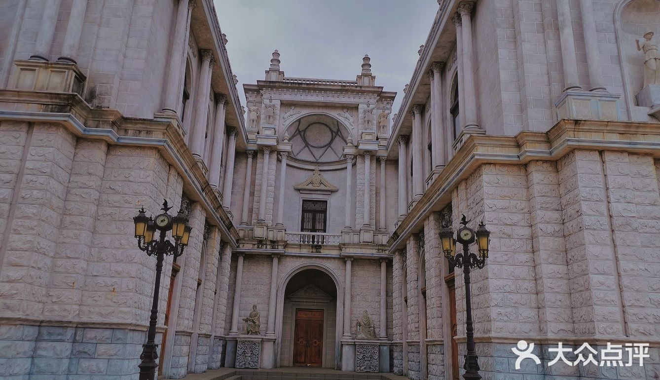 仿欧式建筑还原度很高非常的逼真