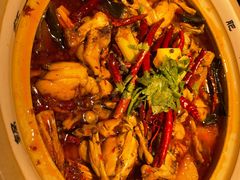 牛蛙砂锅（肥肠需另加）-马头巷·隐庐居·红油大虾(园区店)