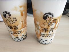 双拼豆腐爆波霸-华言豆腐鲜奶茶(杨家坪店)