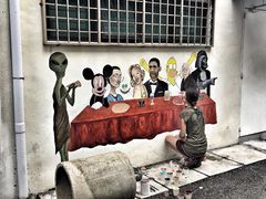 -槟城街头艺术街区