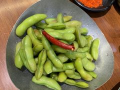 盐水毛豆-老虎滩大连海鲜烧烤(水游城店)