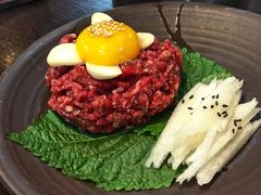生拌牛肉-咸草酱蟹