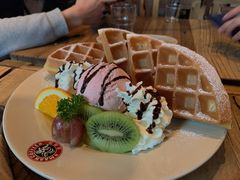 水果冰淇淋松饼-漫咖啡(红唐店)