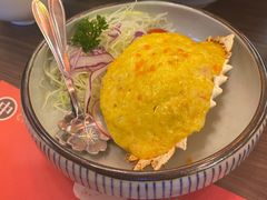 黄金海胆蟹壳烧-仙隐小鹿中華の日料(荣民龙首广场店)