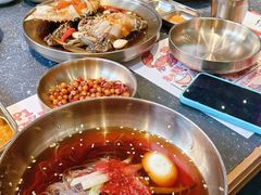 -草家酱蟹炭火烤肉店(珲春南路一店)