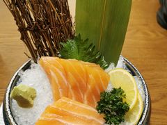 三文鱼刺身-魟阳日式料理(庆春店)
