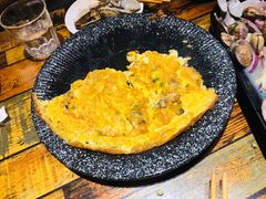 海蛎子煎土鸡蛋-金谷园饺子·烧烤(人大总店)