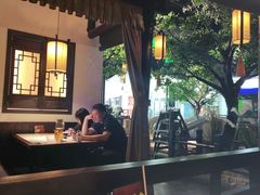 靠窗位-绿茶餐厅(乐峰广场店)