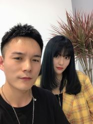 -I+造型烫发染发