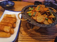 铁板土豆-嘎嘎鸭脑壳江湖菜(五里店)