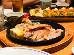 铁板猪颈肉-皇品田苑日式料理(苏州中心店)