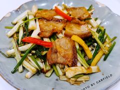 荞菜炒五花肉-御彩酒家(东风东路店)