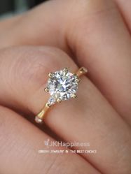 -JKHappiness培育钻石钻戒婚戒定制(天河国贸店)