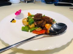 黑椒爆炒雪花牛肉粒-皇朝会.经典传统粤菜(外滩店)