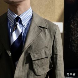 点击看大图 -怒马会 全麻衬西装高级定制