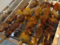 烤羊肉串-蘑菇拌面•正宗新疆菜