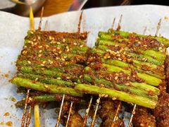 烤蒜苔-佳木斯东北往事烧烤涮