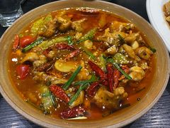 椒香水煮跳水蛙-柒园·三十年创意杭帮菜(龙湖滨江天街店)
