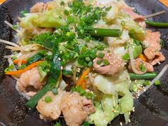 牛肠炒蔬菜-九州酒场ひこぞう(2号店)