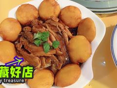 柴锅贴饼子熬鱼-蟹岛开饭楼