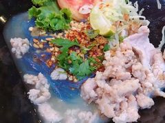 -蝶豆花蓝面条