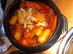 石锅芝士年糕-老炉家木炭烤肉(长江国际店)