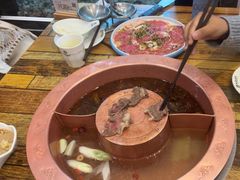 -清真·田园居家酸菜牛肉烤火锅(凤霞路店)