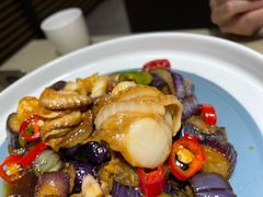 紫山茄拌扇贝-味莊·青岛菜(石老人店)