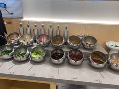 自助调料区-晓沸牛肉海鲜小火锅(白湖亭万达广场店)