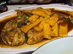 深海黄鱼年糕-径山十八道·风味民间菜(杭州总店)
