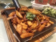 蒸馕炒烤肉-撒拉花儿·新疆菜·清真(太阳宫店)