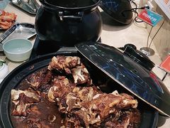 -绿岛港轩海鲜烤肉涮锅自助餐厅