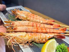 盐烤大明虾-九井澤精致料理(金茂店)