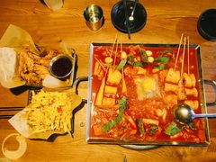 鱼饼火山炒年糕-包装马车·韩国料理·포장마차