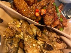 甜辣味半鸡-富乐满韩国正宗炸鸡韩国料理(虹泉路店)