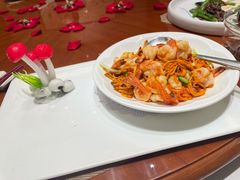 虫草花炒鲜虾-潮府馆·非遗潮州菜·世纪公园(新国际博览中心店)
