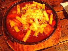 奶酪海鲜炒米条-包装马车·韩国料理·포장마차