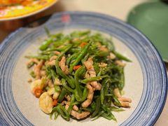 小炒扁豆丝-那家小馆•北京菜•烤鸭(中关村店)