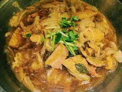 白菜五花肉炖粉条-吕氏疙瘩汤·海鲜新鲁菜(凯德mall新都心店)