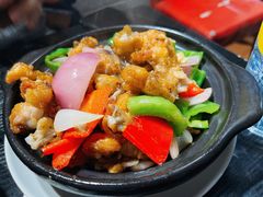 啫啫牛蛙煲-绿柠食堂(北外滩店)